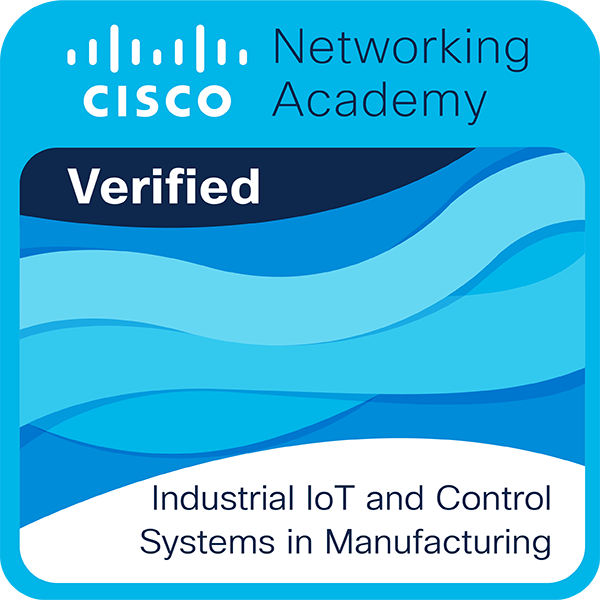 Industrial IoT & Control Systems in Manufacturing badge