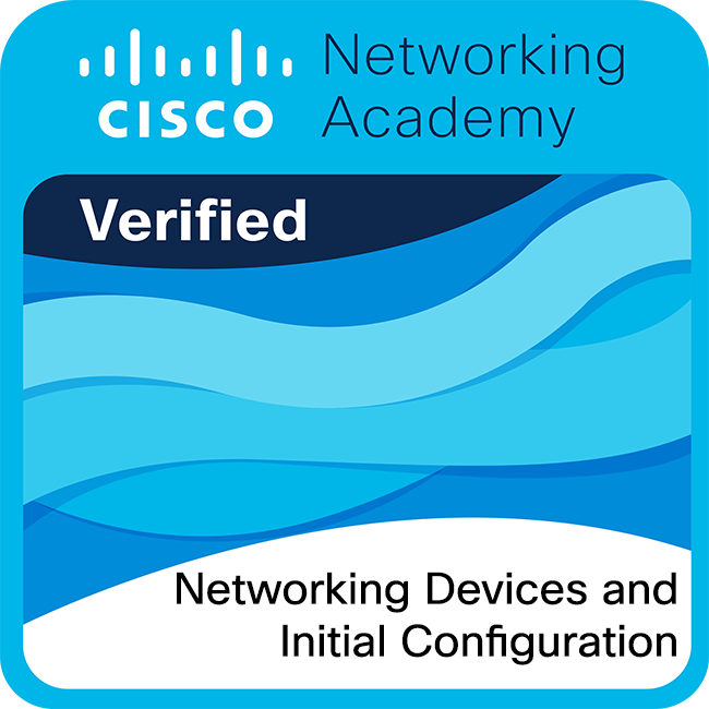 Networking Devices & Initial Configuration badge