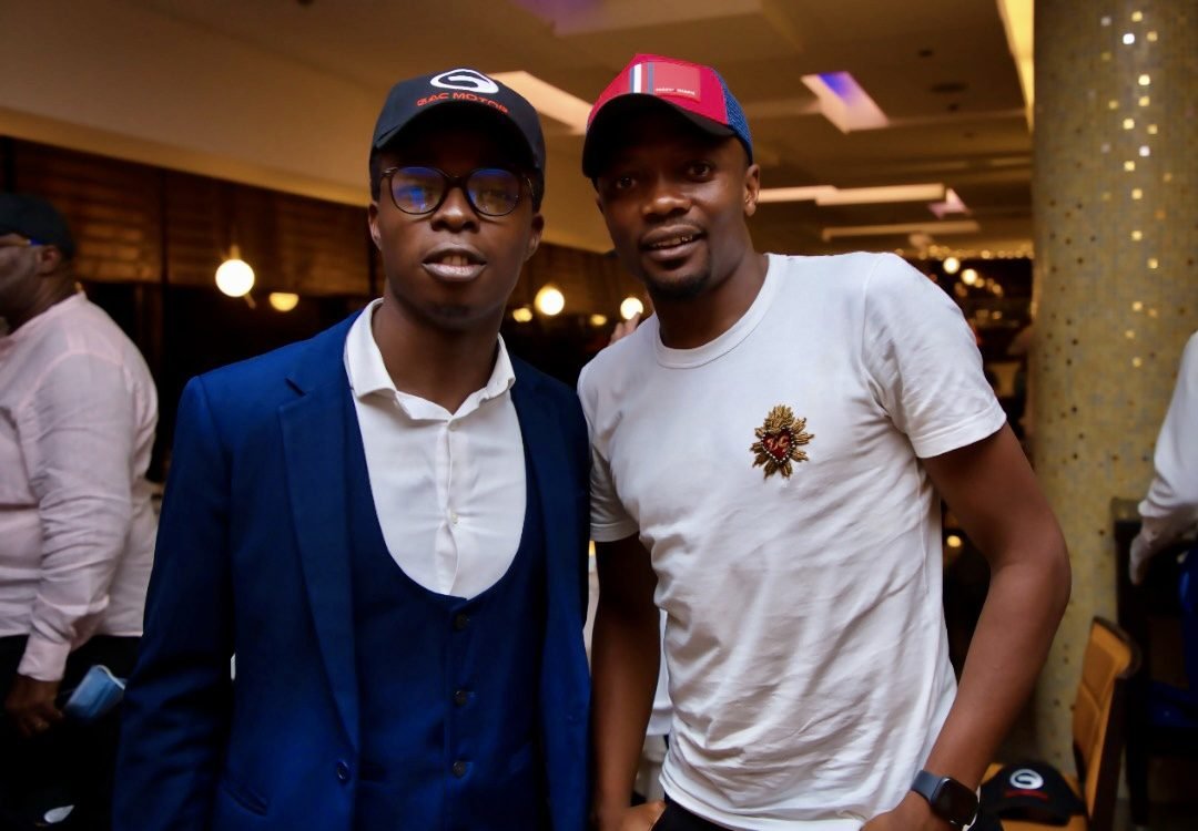 Tobiloba Adeyemo with Ahmed Musa